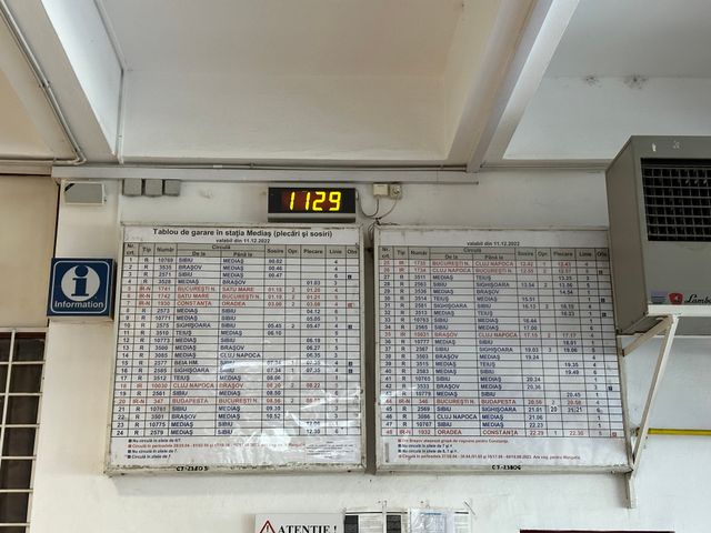 Fahrplan in Medias