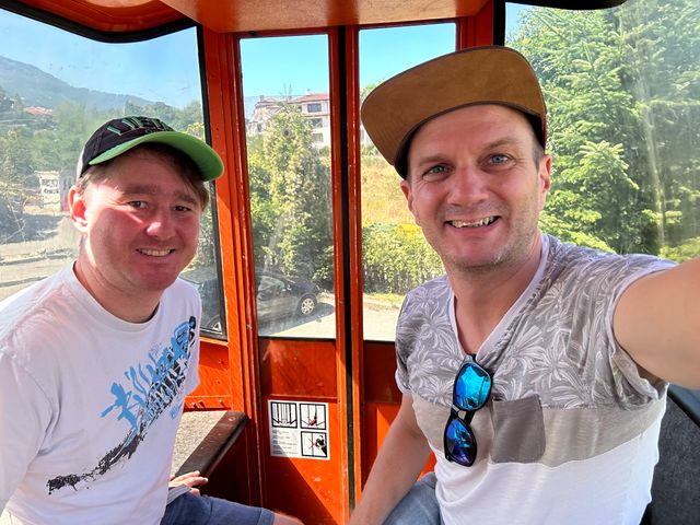 Flo + Flo in der Vitosha-Gondel