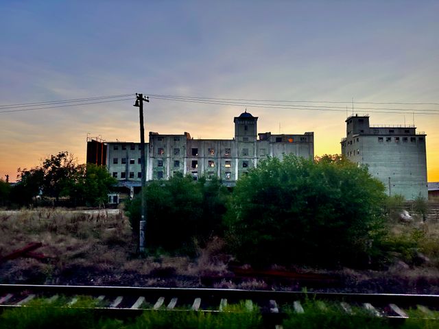 Industrieruine bei Plesoiu