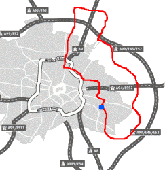 Karte meiner Radtour