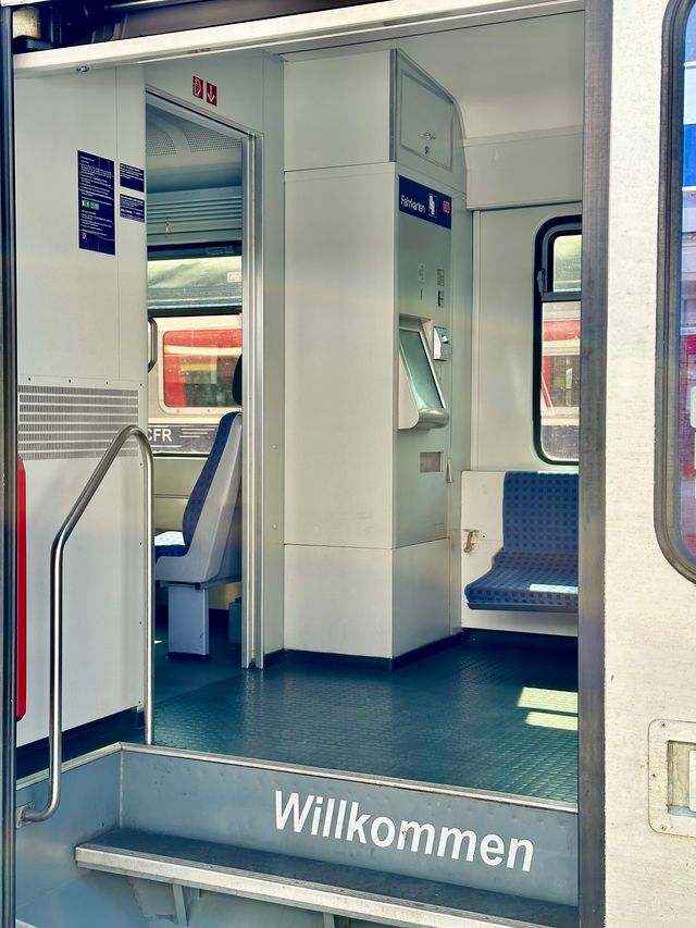 Sogar noch mit Automaten der Deutschen Bahn