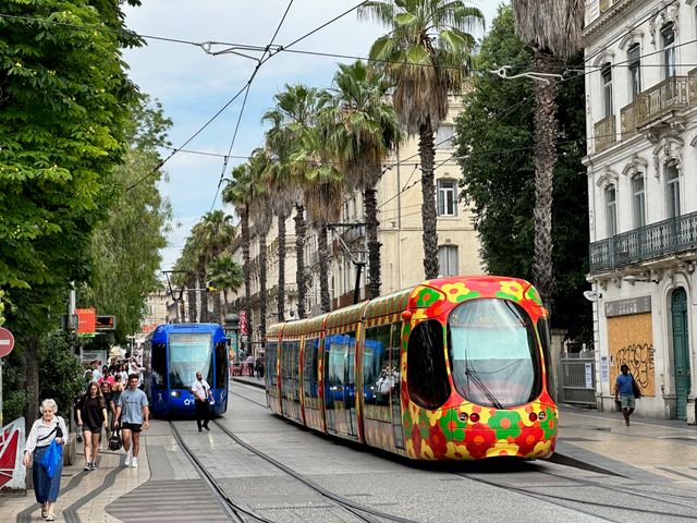 Trams in Montpellier