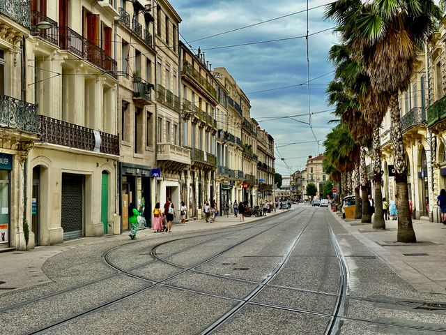 Interessante Gleiskonstruktion in Montpellier