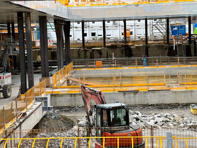 Blick in die -1 Ebene am Münchner Hauptbahnhof