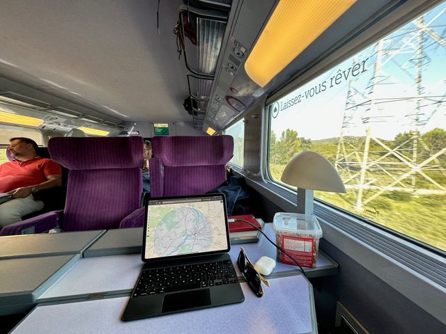 TGV Duplex, 1. Klasse Unterdeck